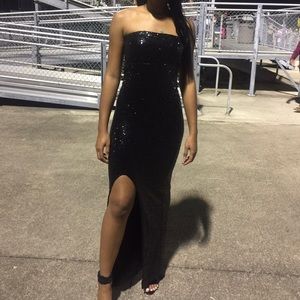 COPY - Black sequin dress by Nookie